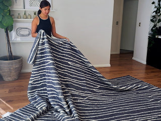 Malha Stripes Washable Rug