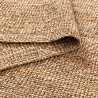 Durable jute area rug perfect for high-traffic spaces