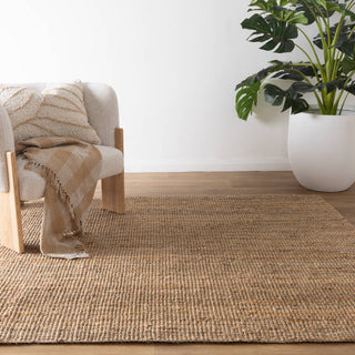 Eco-friendly Bengal Jute Rug styled with indoor plants