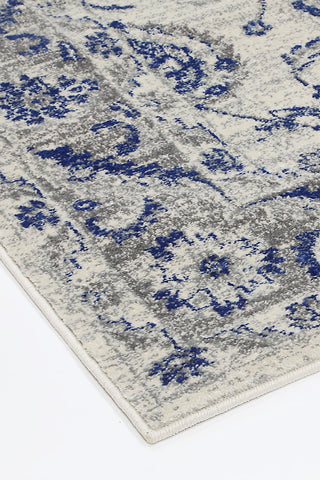 Delicate Cassandra Blue & Ivory Rug