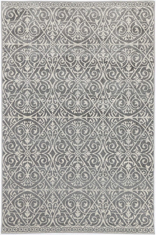 Delicate Katherine Grey & Ivory Rug