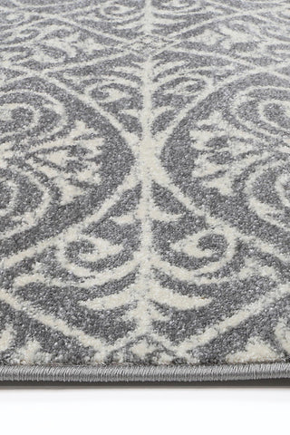 Delicate Katherine Grey & Ivory Rug