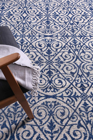 Delicate Katherine Blue & Ivory Rug