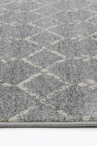 Delicate Cassiday Grey & Ivory Rug