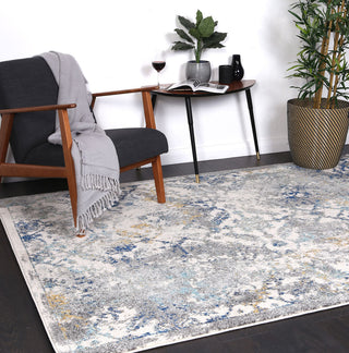 Delicate Vintage Blue Rug