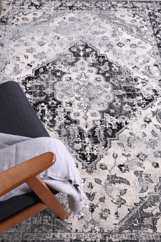 Delicate Abundance Grey Rug