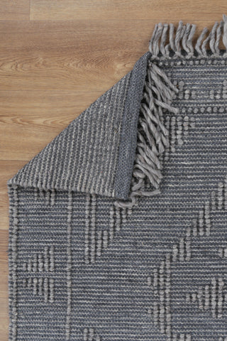 Diego Ornamental Grey Multi Wool Rug