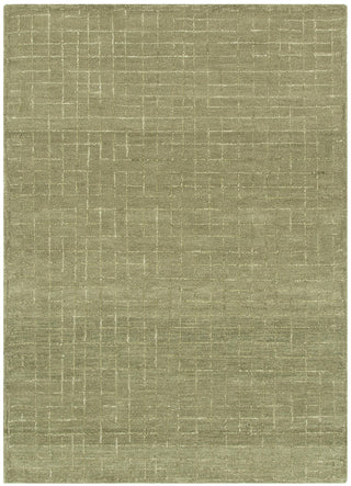 Hand-tufted Abasco Green Rug in soft wool