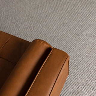 Natura Grey Wool Rug close up