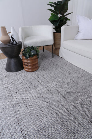 Clara Grey Wool Rug