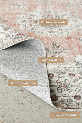 Kindred Coco Peach Washable Rug