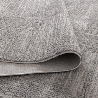 Lara Dimensions Grey Rug front and back