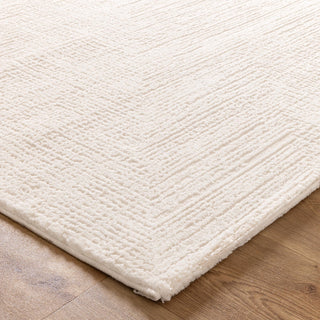 Lara Dimensions Cream Rug corner