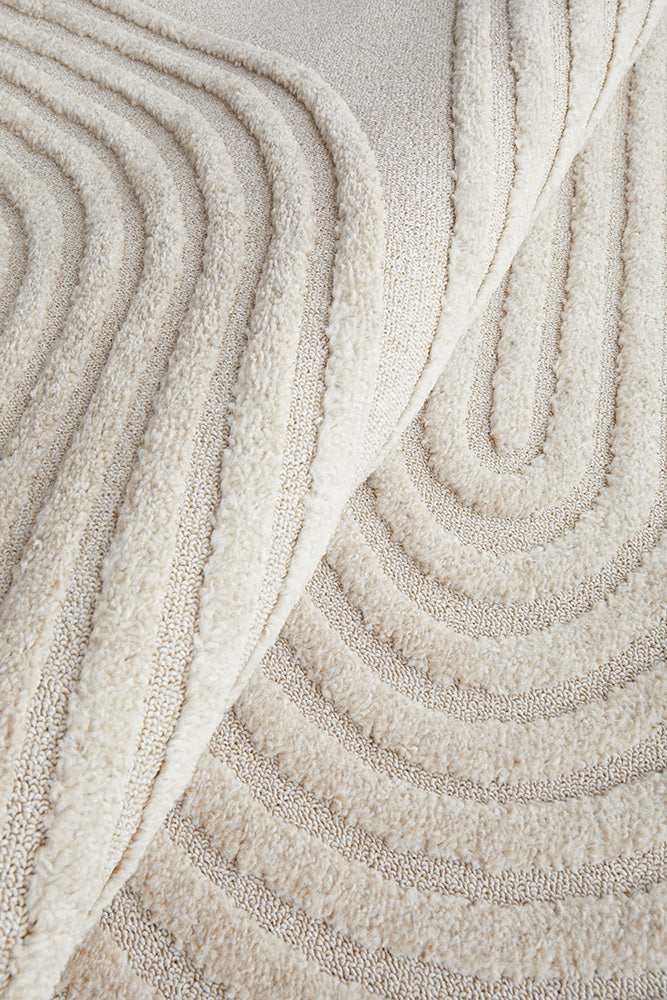 Rug Culture: Lotus Abbey Beige Rug Close Up