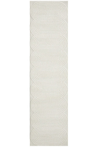 Lotus Carl White Rug