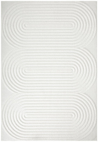 Lotus Carl White Rug