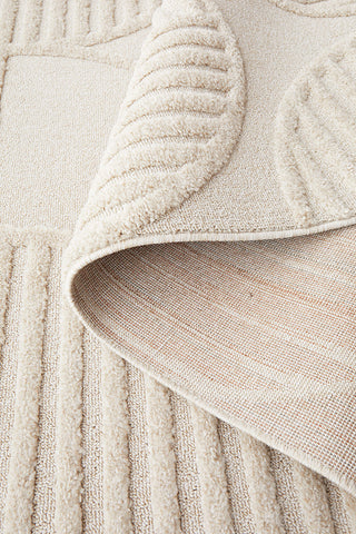 Lotus Leo Beige Runner Rug