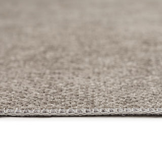 Leyton Beige Grey Flatweave Washable Rug