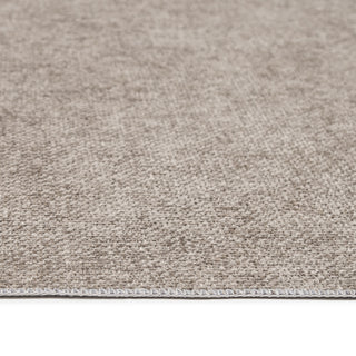 Leyton Beige Grey Flatweave Washable Rug