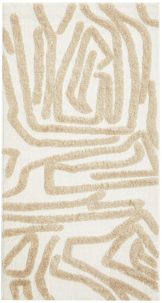 Marigold Jayla Abstract Art Beige Rug