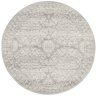 Gwyneth Transitional Silver Round Rug