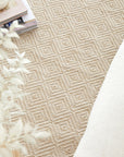 Close up of the Patio Misty Natural Rug by Rug Culture