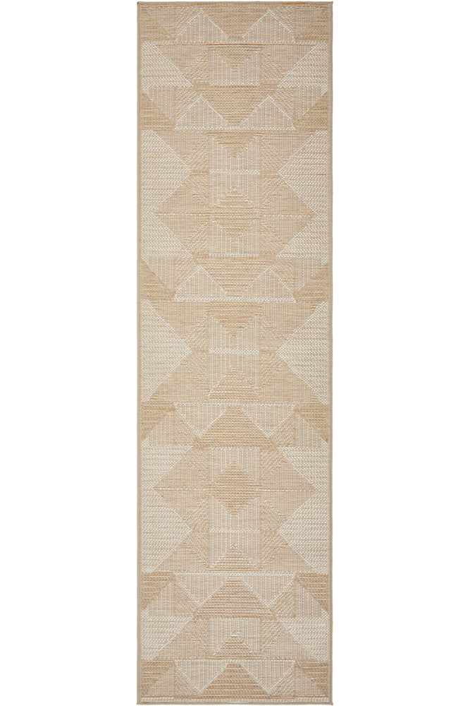 Patio Rico Natural Runner Rug by Rug Culture