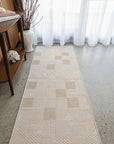 Rug Culture Patio Selin Natural Runner Rug styled