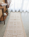 Rug Culture Patio Ziggy Natural Runner Rug styled