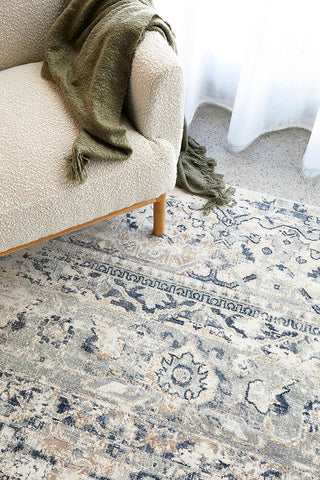 Providence Traditional Blue Rug