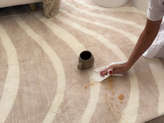 Glis Abstract Lines Washable Rug