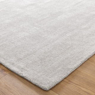 Arizona Silver Wool Rug corner