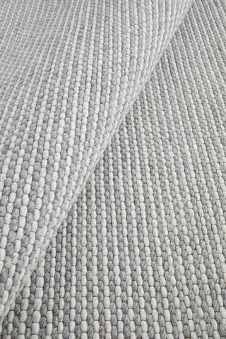 Arles Grey Wool & Viscose Rug