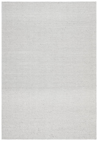 Arles Silver Grey Wool & Viscose Rug