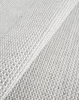 Arles Silver Grey Wool & Viscose Rug