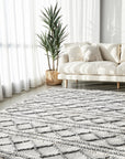 Milly Textured Tribal Wool Rug