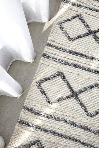 Milly Textured Tribal Wool Rug