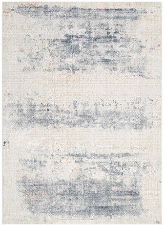 Full view of Toscana Distressed Splash Beige Blue Rug