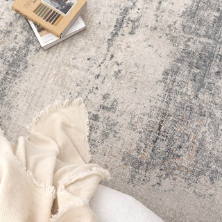 Close-up view of Toscana Rug styled in a home setting