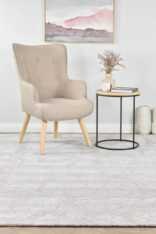 Contour Agate Grey Rug Styled