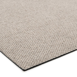 Tula Beige Grey Textured Rug by Loopsie Corner