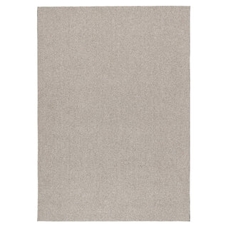 Tula Beige Grey Textured Rug by Loopsie