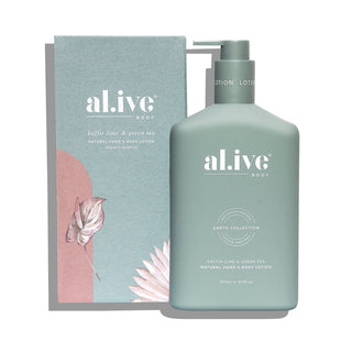 al.ive body Body Wash Kaffir Lime & Green Tea Hand & Body Lotion