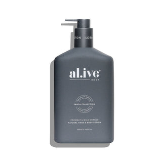 al.ive body Coconut & Wild Orange Hand & Body Lotion