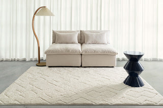 Albo Ivory Diamond Rug