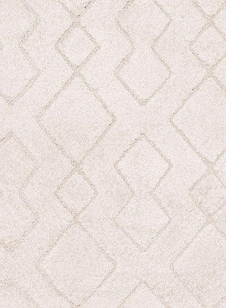 Loopsie Albo Ivory Diamond Rug Close Up