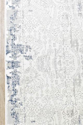 Austex RUGS 80x300cm Phoenix Belle Blue & White Runner