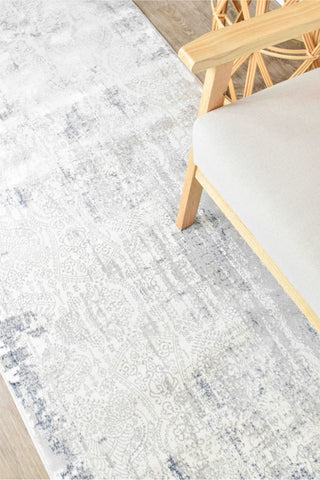 Austex RUGS 80x300cm Phoenix Belle Blue & White Runner