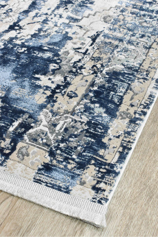 Austex RUGS 80x300cm Rosalind Vintage Blue Runner