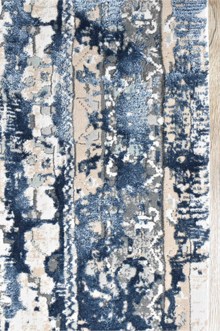 Austex RUGS 80x300cm Rosalind Vintage Blue Runner